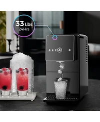 Cowsar Countertop Nugget Ice Maker, 33LBS/24H