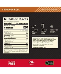 Optimum Nutrition Gold Standard 100% Whey Protein Cinnamon Roll Protein Powder Drink Mix 24 oz