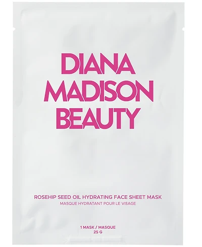 Diana Madison Beauty The Glow Factor Rosehip Seed Oil Hydrating Face Sheet Mask
