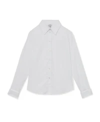 Reiss Women's Cotton-Sateen Folded-Cuff Shirt