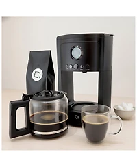 Willow Kitchen 12 Cup Coffee Maker – Programmable Brewing Options with Timer, Beautiful Design, Glass Pot