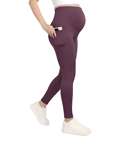 Motherhood Maternity Over the Belly Side Pocket Active Leggings