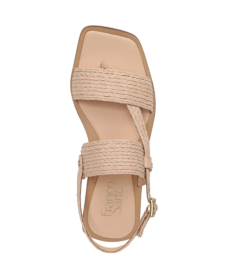 Franco Sarto Women's Enrica Open Toe Slingback Sandals