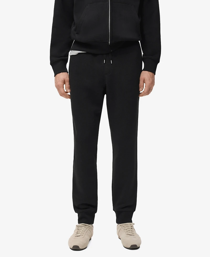 Mango Men's Elastic Waist Cotton Joggers