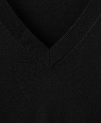 Mango Men's Merino Wool V-Neck Sweater