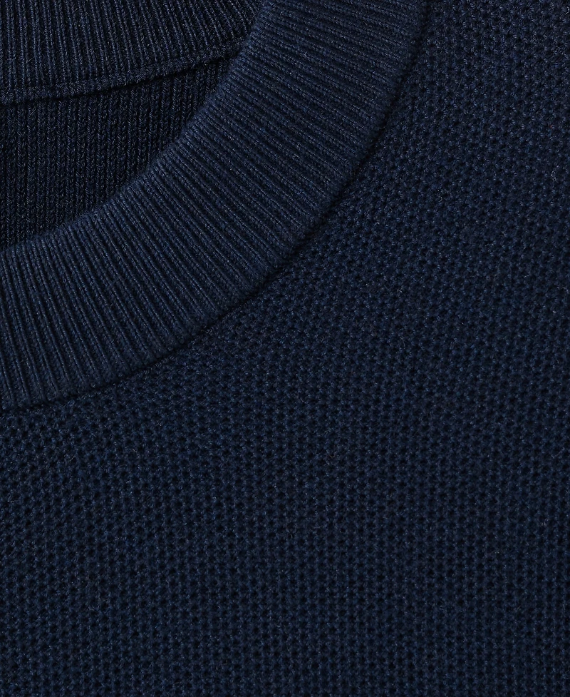 Mango Men's Microstructured Cotton Knitted Sweater