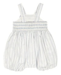 Tommy Hilfiger Baby Girls' Striped Romper & Headband, 2-Piece Set