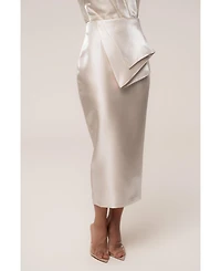 Jluxlabel Women's Reception Pleated Midi Skirt