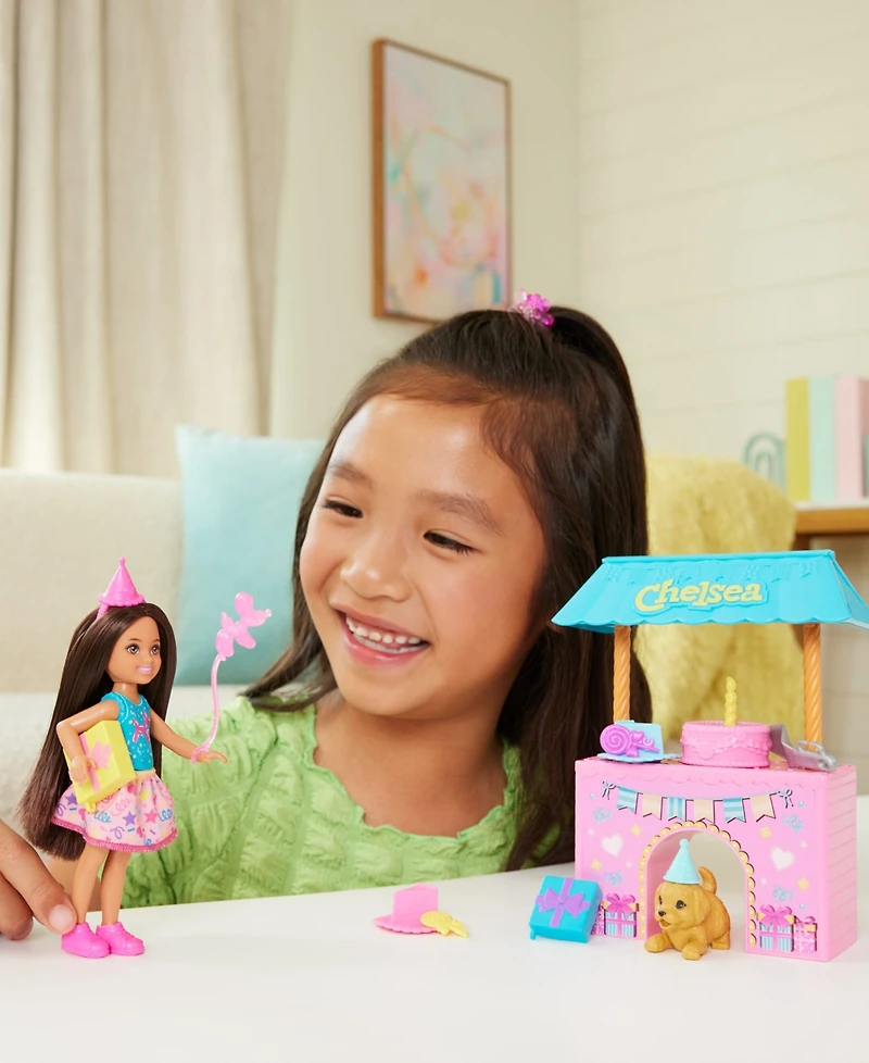 Barbie Family and Friends Club Chelsea Surprise Birthday Party Playset