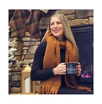 Headbands of Hope Women's Oversized Fringe Scarf - Brown