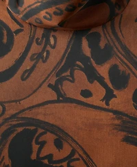 Mango Women's Paisley-Print Satin Blouse