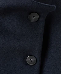 Mango Women's Wool Funnel-Neck Coat