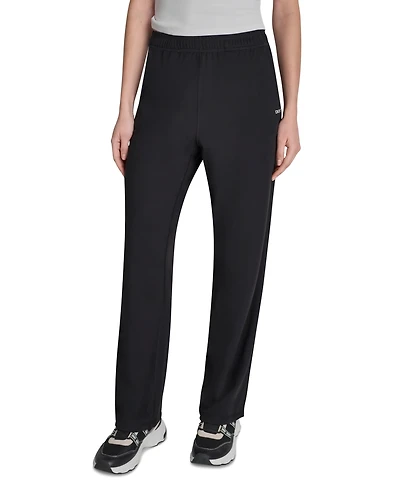 Dkny Sport Women's Balance Compression Mid-Rise Straight Leg Pants