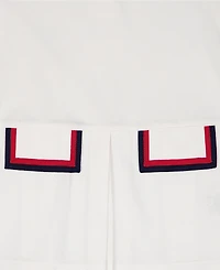 Tommy Hilfiger Girls' Toddler 2T-4T Pique Knit Sleeveless Tunic & Slit Capri Leggings, 2-Piece Set