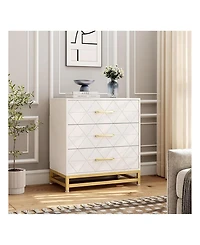 gaomon 3-Drawer Wood Dresser
