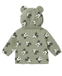 Disney Baby Boys' Mickey Mouse Jacket, Short-Sleeve Bodysuit & Pants, 3-Piece Set
