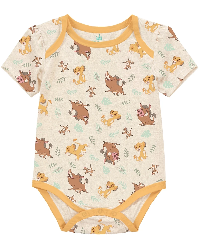 Disney Baby Boys' Lion King T-Shirt & Shortall, 2-Piece Set