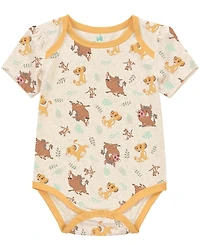 Disney Baby Boys' Lion King T-Shirt & Shortall, 2-Piece Set