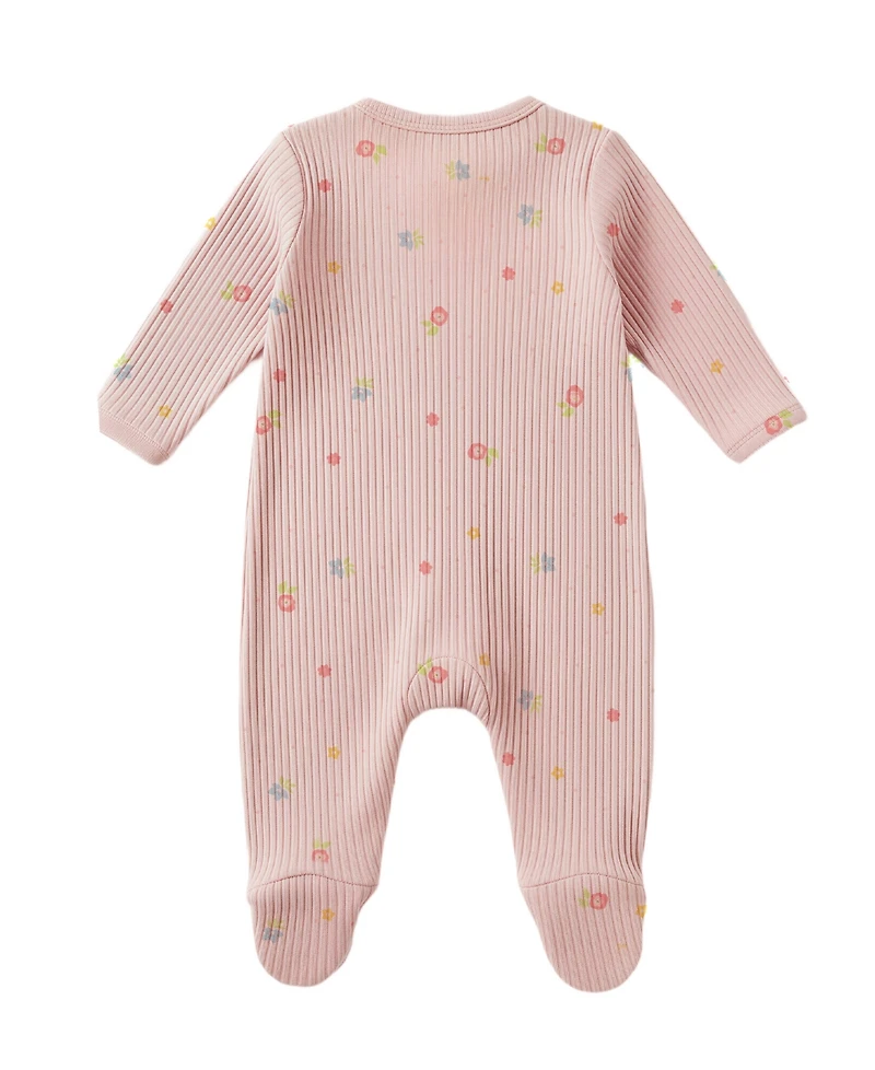 Disney Baby Girls' Princess Sleep and Play & Bow Headband, 2-Piece Set