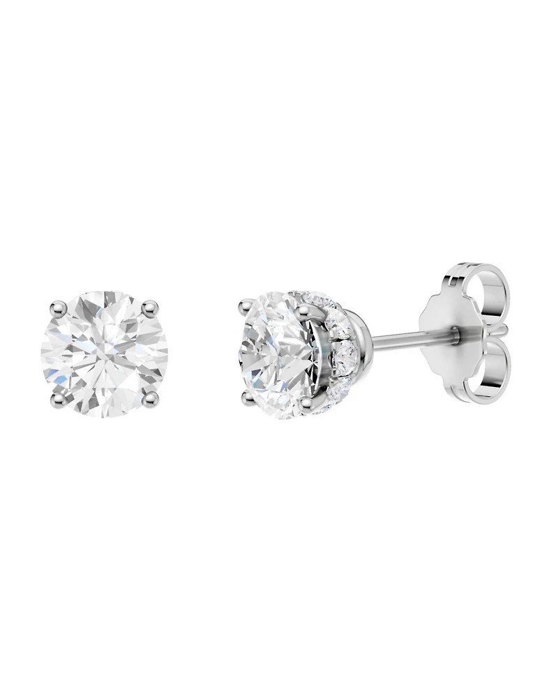 Macy's Diamond Stud Earrings (2 ct. t.w.) in 14k White Gold