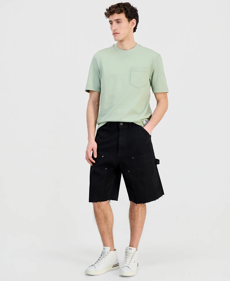 Hugo Boss Men's Cotton Solid-Color Pocket T-Shirt