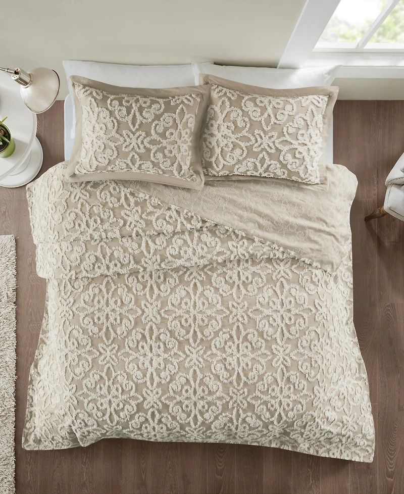 Madison Park Sabrina Tufted Chenille 3-Pc. Bedspread Set, Full/Queen