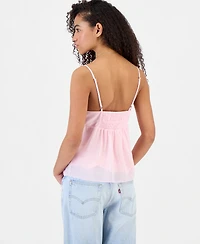 Madden Girl Juniors' Beaded Babydoll Tank