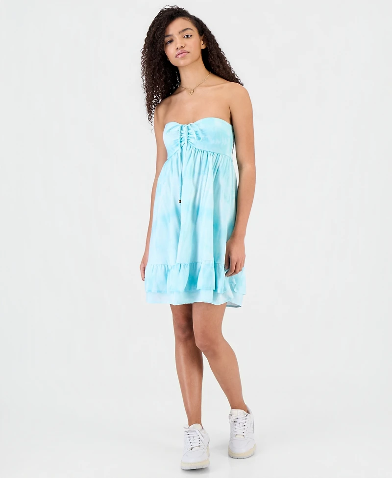 Sincerely Jules Juniors' Convertible Halter Babydoll Mini Dress