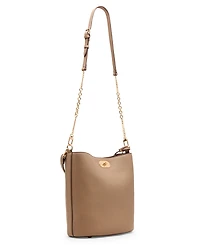 Anne Klein Small Oval Turn-Lock Bucket Bag