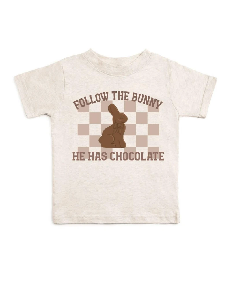 Draft - Sweet Wink Baby Boys Easter Chocolate Bunny Short Sleeve T-Shirt