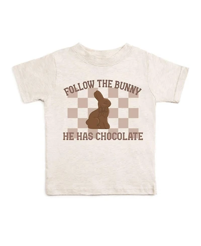Draft - Sweet Wink Baby Boys Easter Chocolate Bunny Short Sleeve T-Shirt