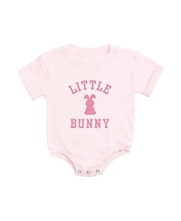 Sweet Wink Baby Girls Bunny Rose Easter Short Sleeve Romper