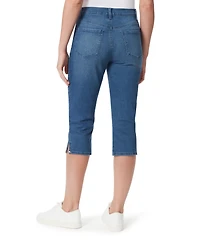 Gloria Vanderbilt Petite Amanda High Rise Five Pocket Capri Jeans