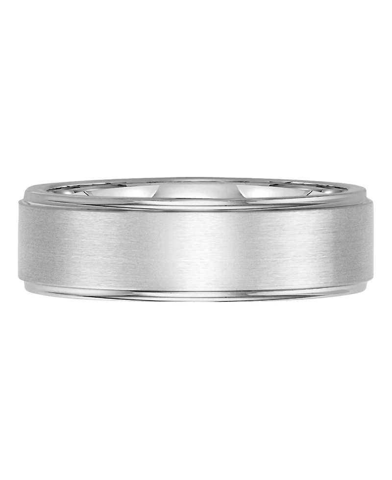 Triton Men's Cobalt Ring, Comfort Fit Wedding Band