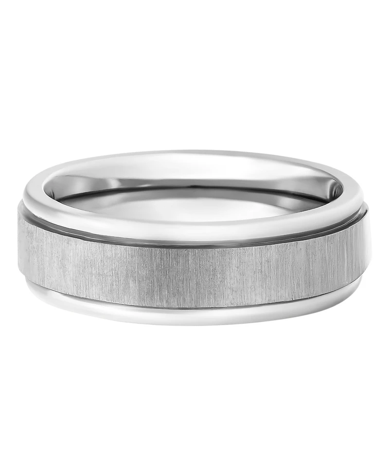 Triton Men's Titanium Ring, Comfort Fit Wedding Band
