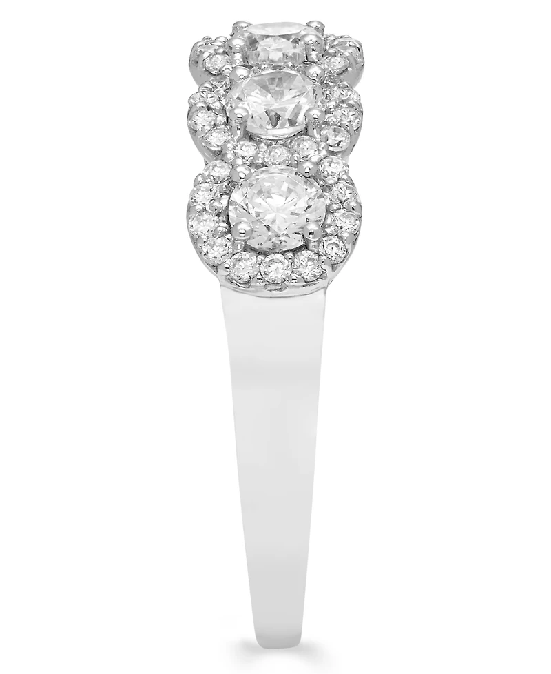 Five-Stone Diamond Band (1 ct. t.w.) in 14k White Gold