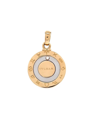 Pre-Owned Bvlgari 12 Months Horoscope Movable Round Pendant Charm