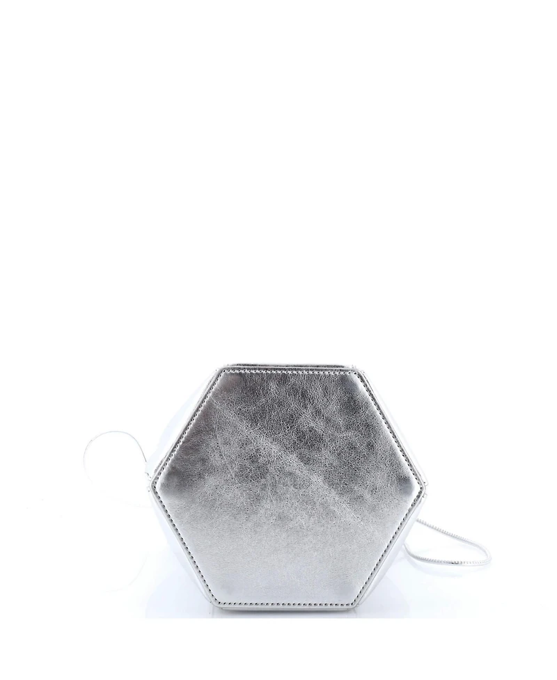 Pre-Owned Off White Vintage Allen Bucket Bag Leather