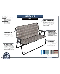 Rio Beach 4 x 2 3 ft Web Love Seat