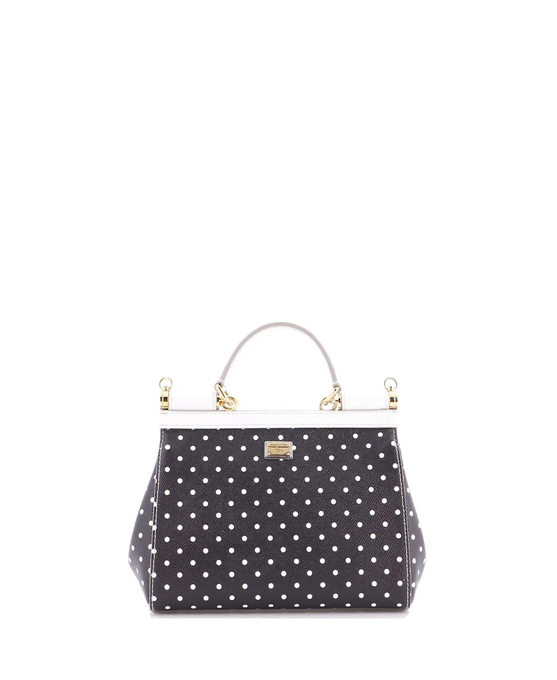 Pre-Owned Dolce & Gabbana Small Miss Sicily Bag Printed Leather