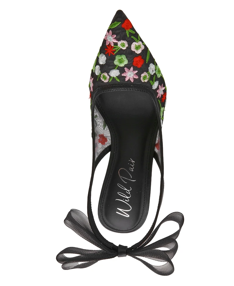 Wild Pair Women's Anaiis Mesh Slingback Pumps, Macy's Exclusive