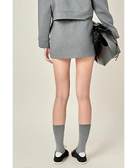 English Factory Women's French Terry Mini Skirt