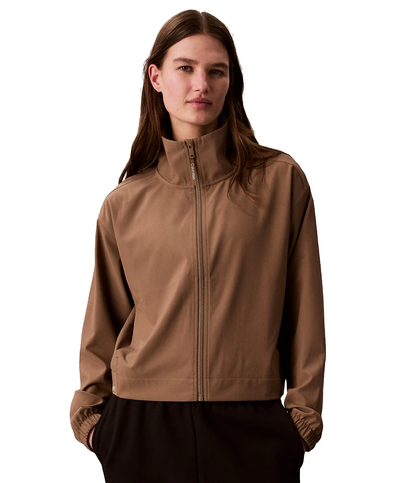 Calvin Klein Performance Women's Modern Sport Full-Zip Windbreaker Jacket