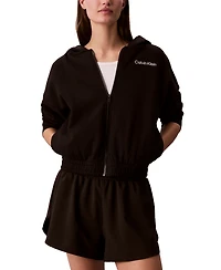 Calvin Klein Performance Women's Brushed French Terry Full Zip Hoodie
