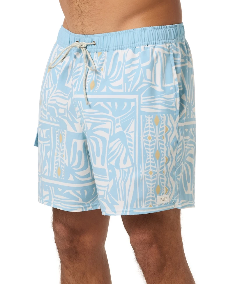 O'Neill Men's Hermosa Retro Slim-Fit Swim Trunks