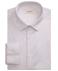 Calvin Klein Men's Spread Collar Regular-Fit Dress Shirt