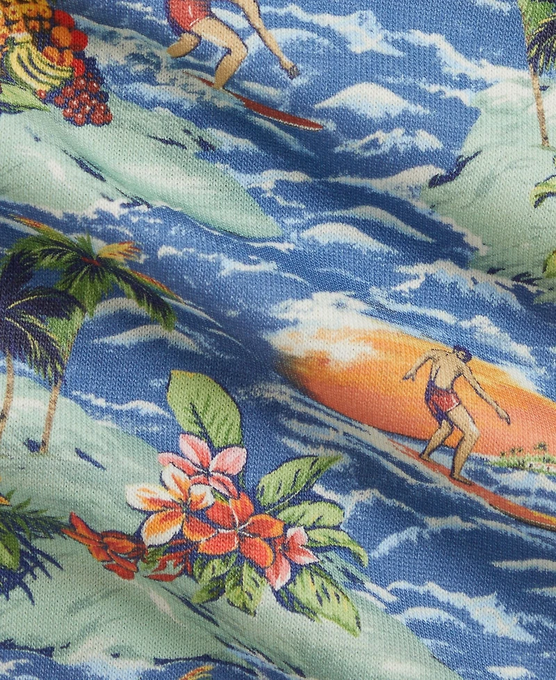 Polo Ralph Lauren Baby Boys' Tropical-Print Hoodie and Shorts, 2-Piece Set