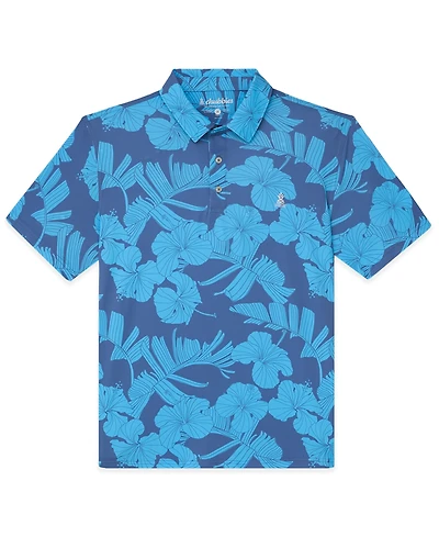 Chubbies Men's Calm Current Range Short-Sleeve Polo Shirt