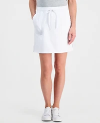 Style & Co Petite Drawstring-Waist Knit Skort, Macy's Exclusive