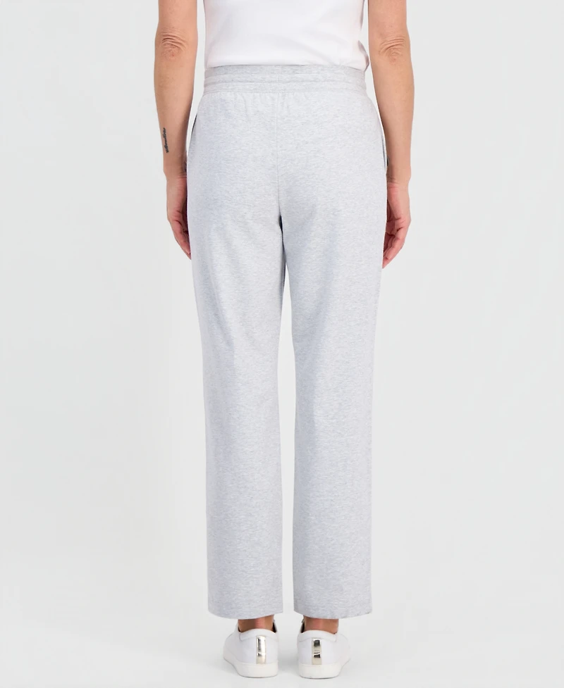 Style & Co Petite Heathered Knit Drawstring Pants, Macy's Exclusive